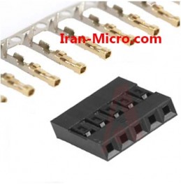 هوزینگ 5 پین مادگی + مغزی (بسته 5 تایی)